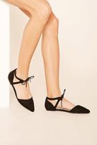 Forever21 Women's  Lace-up Ankle Strap Flats
