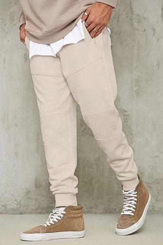 Forever21 Fleece Moto Joggers