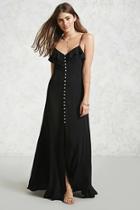 Forever21 Flowy Button-up Maxi Dress