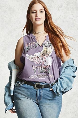 Forever21 Plus Size Tour Tank Top