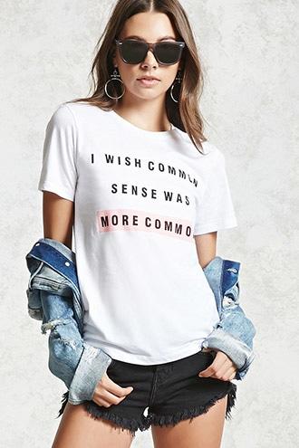 Forever21 Common Sense Graphic Tee