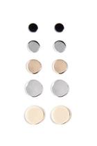 Forever21 Metallic Disc Stud Earring Set
