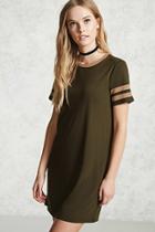 Forever21 Varsity Stripe T-shirt Dress
