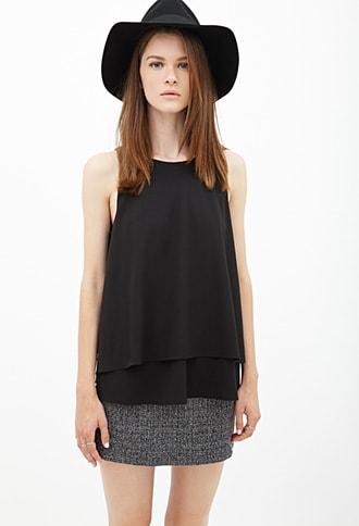 Forever21 Layered Woven Blouse
