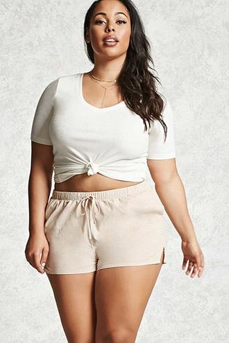 Forever21 Plus Size Corduroy Shorts
