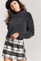 Forever21 Plaid Woolen Mini Skirt