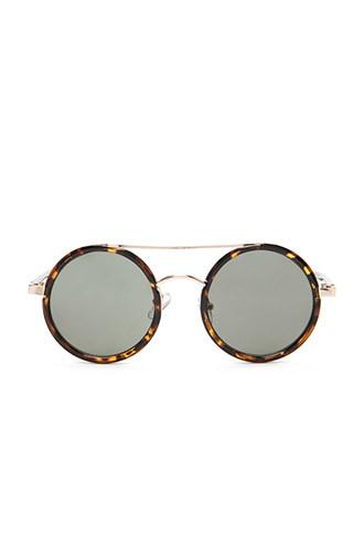 Forever21 Round Brow-bar Sunglasses