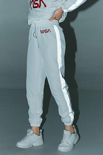 Forever21 Nasa Reflective Windbreaker Joggers
