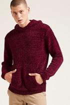 Forever21 Hooded Chenille Sweater