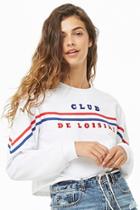 Forever21 Club De Loisirs Graphic Sweatshirt