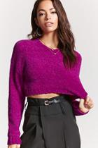 Forever21 Cropped Chenille Top