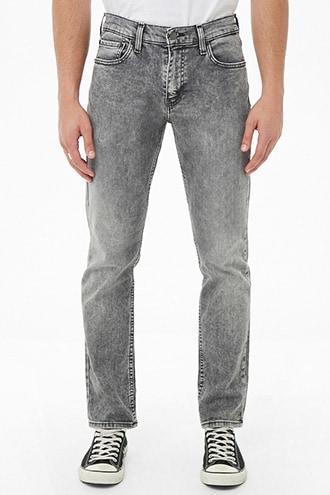Forever21 Levis 511 Acid Wash Jeans