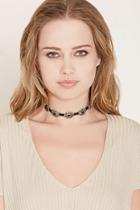 Forever21 Braided Faux Suede Choker