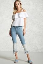 Forever21 Ombre Frayed Jeans