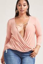 Forever21 Plus Size Twist Front Top