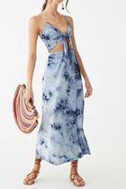 Forever21 Tie-dye Cutout Maxi Dress