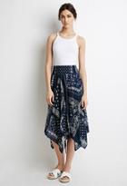 Forever21 Smocked Bandana Print Skirt