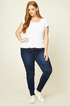 Forever21 Plus Women's  Plus Size Mid-rise Skinny Jeans