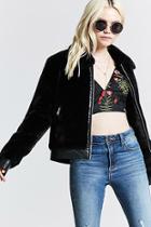 Forever21 Contemporary Faux Fur Jacket