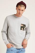 Forever21 Camo Pocket Sweatshirt