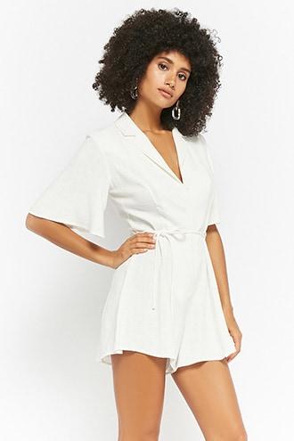 Forever21 Button-front Romper