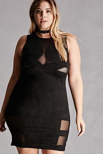 Forever21 Plus Size Faux Suede Dress