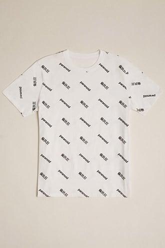 Forever21 Paranoid Graphic Tee