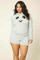 Forever21 Plus Women's  Plus Size Dog Graphic Hoodie