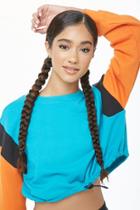 Forever21 Colorblock Drawstring Pullover