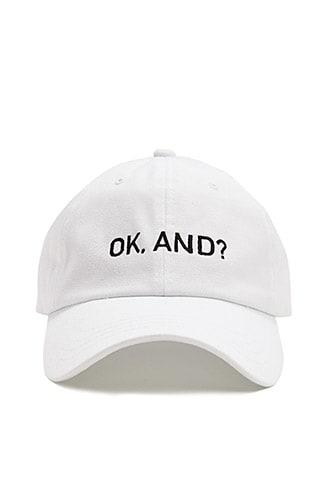 Forever21 Ok Embroidered Dad Cap
