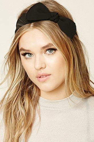 Forever21 Bow Crepe Woven Headwrap