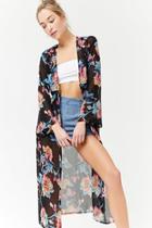 Forever21 Floral Bell Sleeve Tunic