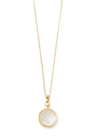 Forever21 Longline Faux Gem Necklace