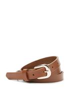 Forever21 Faux Leather Belt (brown)
