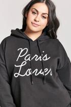 Forever21 Plus Size Paris Lover Pullover Graphic Hoodie
