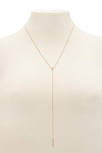 Forever21 Drop Chain Matchstick Necklace