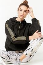 Forever21 Active Striped Anorak Jacket