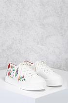 Forever21 Flower Embroidered Sneakers