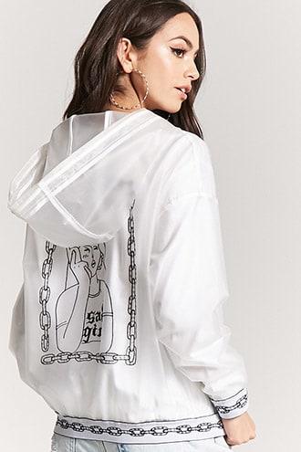 Forever21 Yuki Haze Transparent Anorak