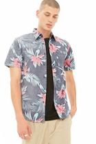 Forever21 Ocean Current Tropical Button-up Shirt