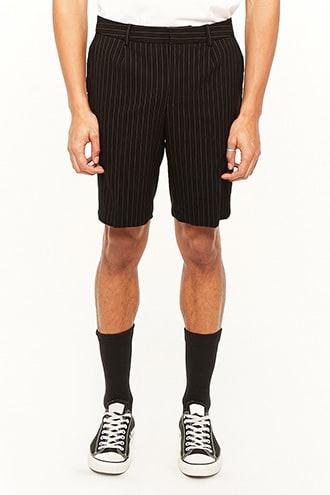 Forever21 Pinstriped Woven Shorts