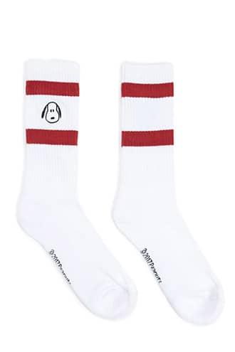 Forever21 Men Snoopy Graphic Crew Socks