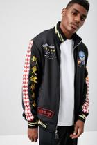 Forever21 Reason Patch Graphic Track Jacket