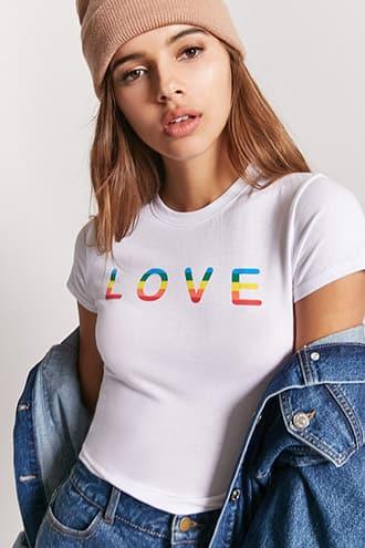 Forever21 Love Graphic Tee