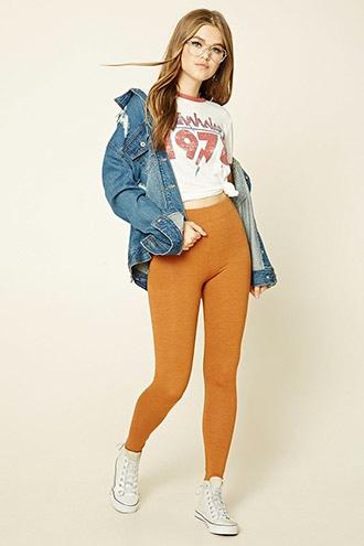 Forever21 Women's  Amber Classic Leggings