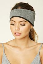 Forever21 Charcoal & Black Active Heathered Headband