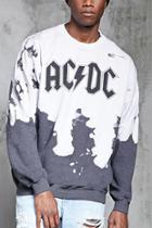 Forever21 Tie Dye Acdc Graphic Pullover