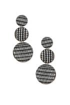 Forever21 Houndstooth Drop Earrings