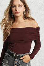 Forever21 Contemporary Fold-over Top