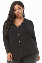 Forever21 Plus Size Button-front Dolman Top